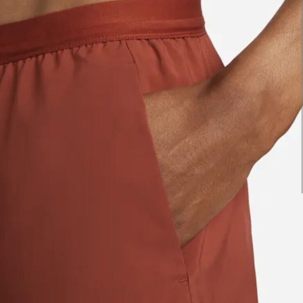 Nike Flex Stride 5'' Rugged Orange Mens Running Shorts CJ5453-832 Size M NEW - Picture 13 of 14